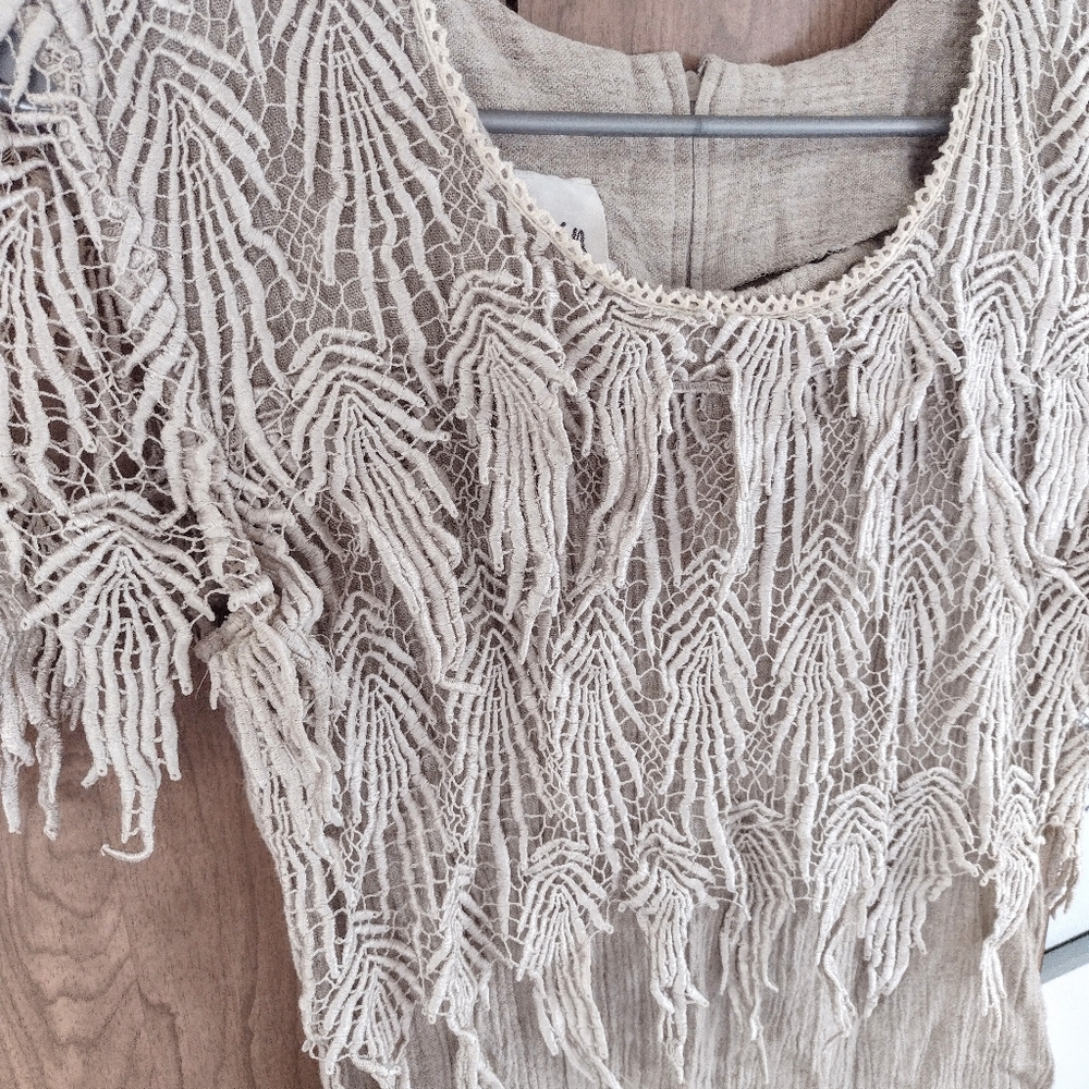 Vintage Carmin Flapper Style Dress